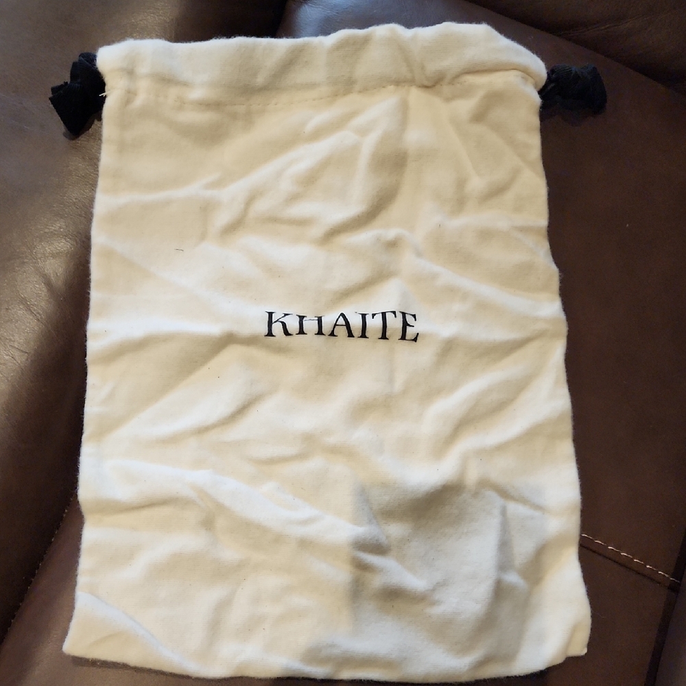 Khaite White Drawstring Dust Bag